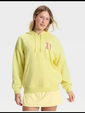 JoyLab Women's Hoodled Sweatshirt, XXS Yellow